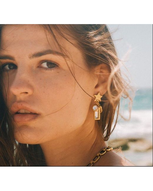 Sccollection Green Stevie Star & Heart Earrings