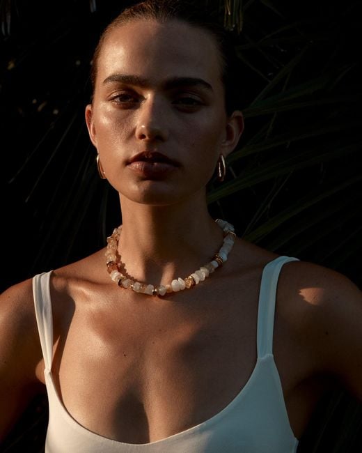 Amber Sceats Metallic Jasmina Necklace