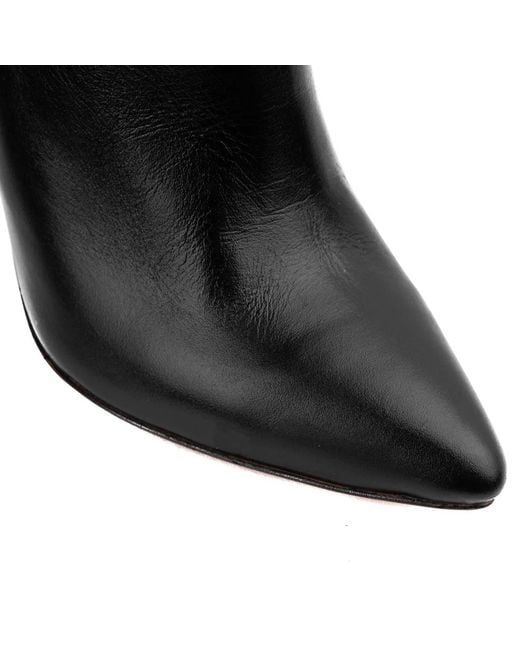Ginissima Black Leather Eva Boots