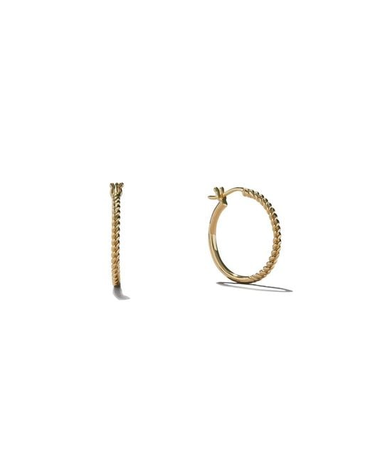 Onia Metallic Braided Everyday O-Hoops