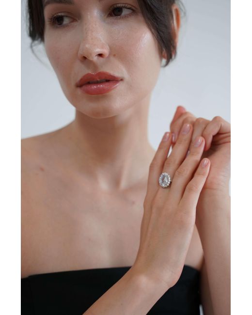 Viviana Halil Metallic The Mon Cheri Ring – Sterling Icon Of Quiet Luxury