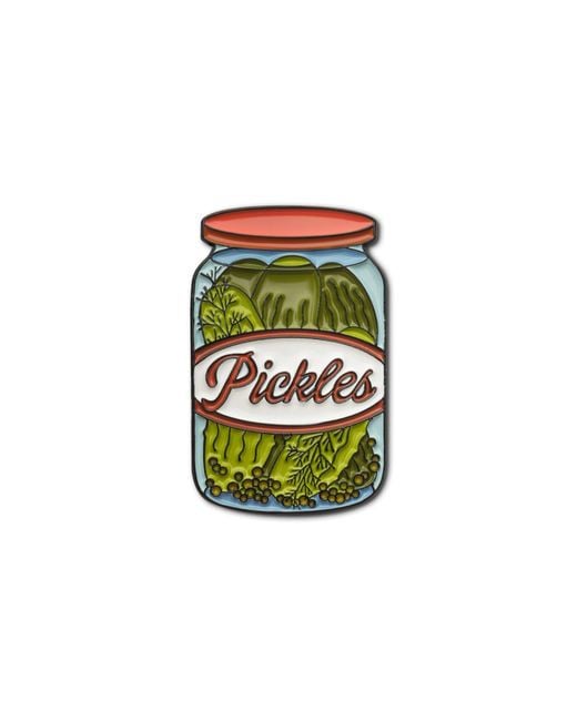 Make Heads Turn Green Enamel Pin Pickle Jar