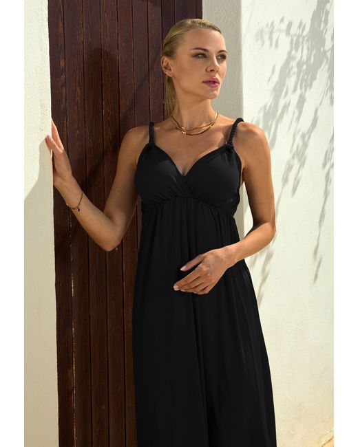 Chic by Lirette Black Maxi Jurk Natural