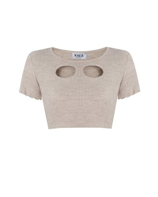 NALÈ Gray Neutrals Crop Top And Jumpsuit Co-Ordinate