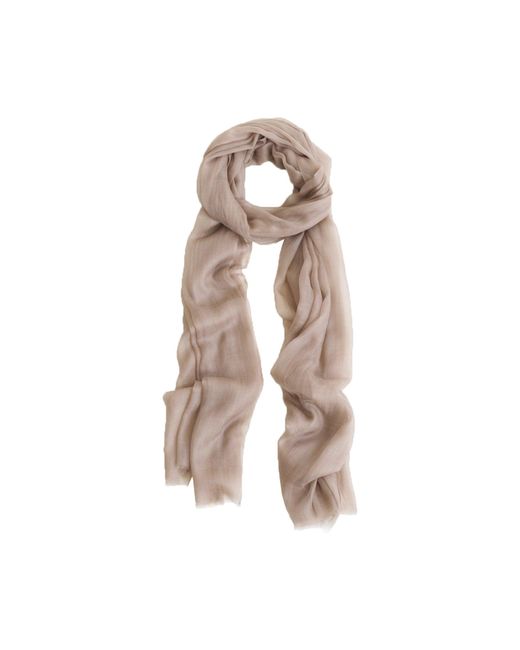 Lost Pattern Natural Featherlight Oversize Cashmere Scarf