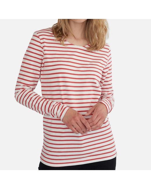 GROBUND Red Mulle Blouse
