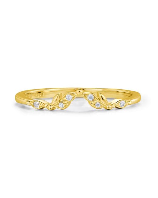 Azura Jewelry New York Yellow Gleam Band Vermeil