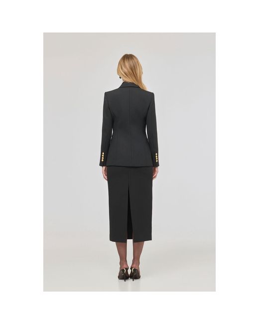 The Extreme Collection Black Tailored Blazer Garcia Vintage 01