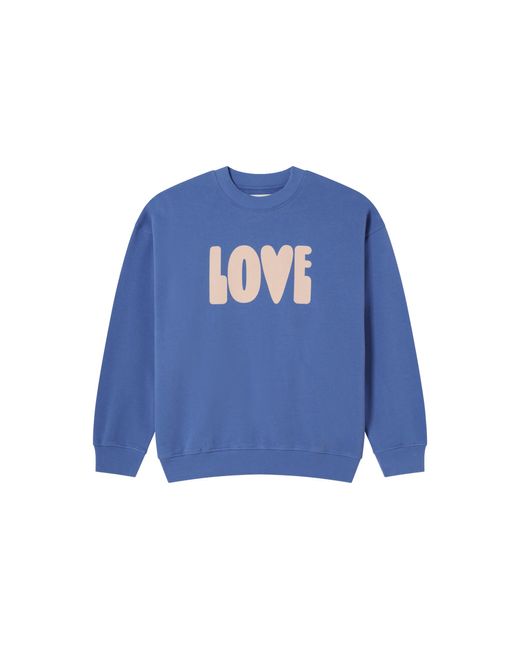 Thinking Mu Blue Love Sweatshirt