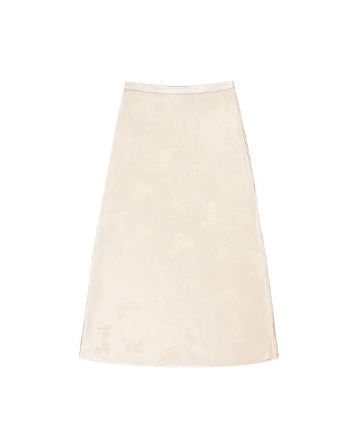 DU & BERRY Women's Natural Four Noble Jacquard Skirt