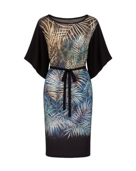 Conquista Black Tie Waist Dress