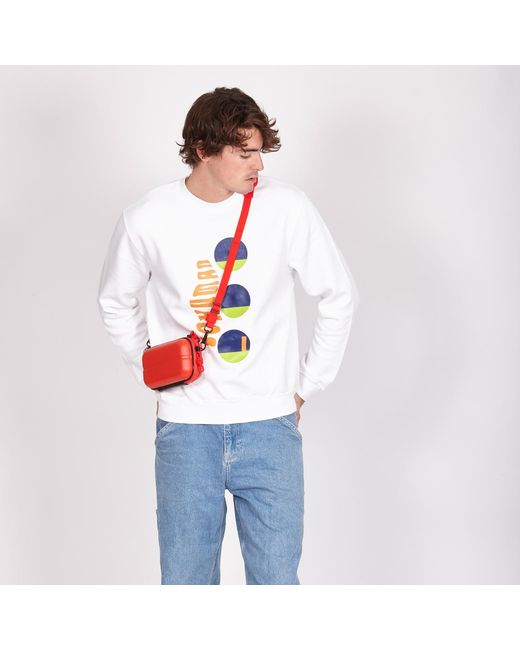 SOHUMAN White Suca Sustainable Sweatshirt