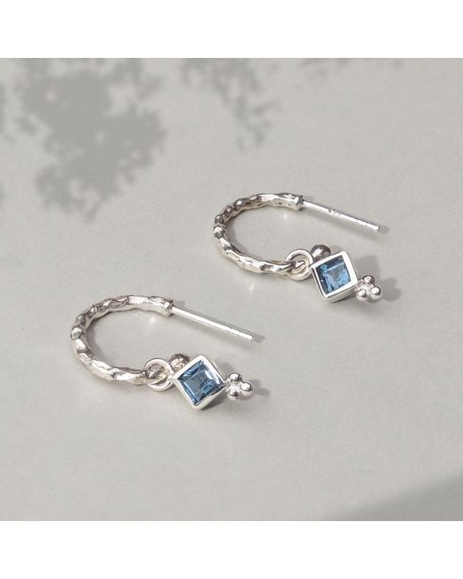 Charlotte's Web Jewellery Blue Divinity Princess Hoop Earrings