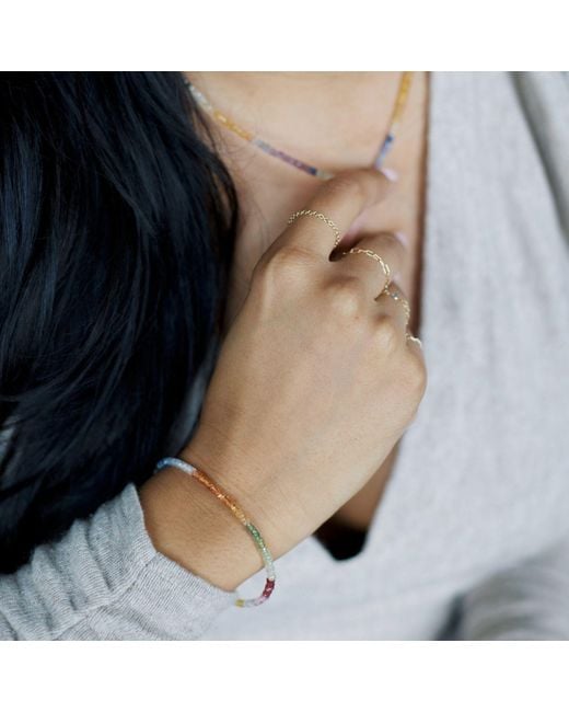 Herself Collections Metallic Sapphire Bracelet