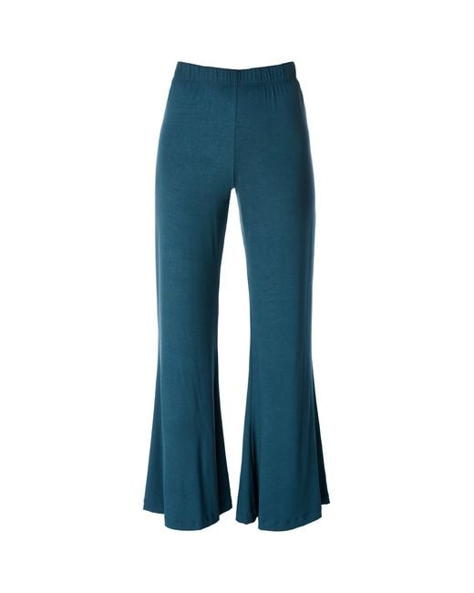 Italia A Collection Blue Bamboo Flares