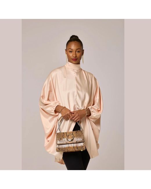 Lioness by Tf Pink Satin Peach Long Tunic