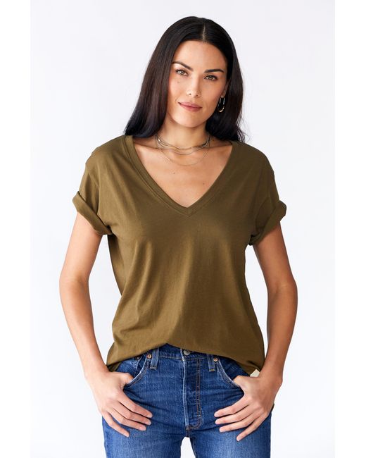 LOVETRUST Green Patti Short Sleeve Tee