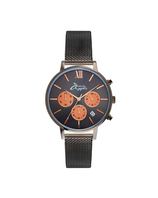 Bermuda Watch Company Multicolor Annie Apple Marseille Rose Gold & Gunmetal Multifunctional Interchangeable