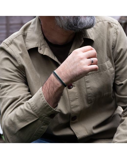 Harbour Uk Green British Connection Rope Bracelet for men