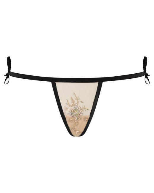 Belle -et-BonBon Black Serafina Noir Thong