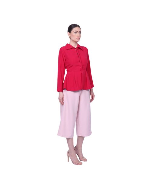 Mary Dickow Purple Ida Blouse