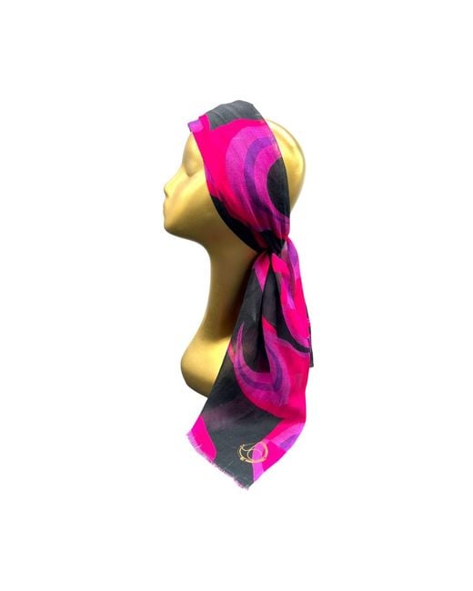 Julia Clancey Purple Jcjc Modal Reversible Scarf
