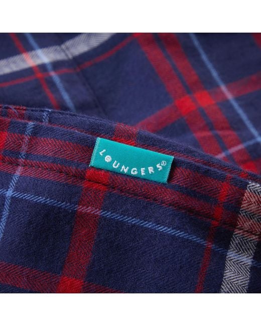 Lounge Blue Soft, Breathable Organic Brushed Cotton Loungewear Trousers