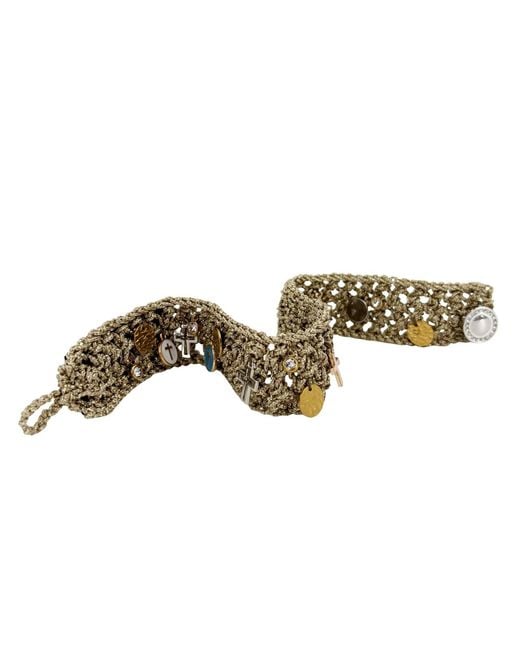 Hilo De Mar Metallic Choker Necklace Sunshine With Charms