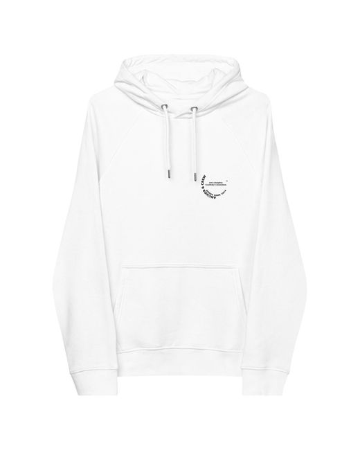 Anchor and Crew White Art & Momentum Creative Standard Organic Cotton Hoodie