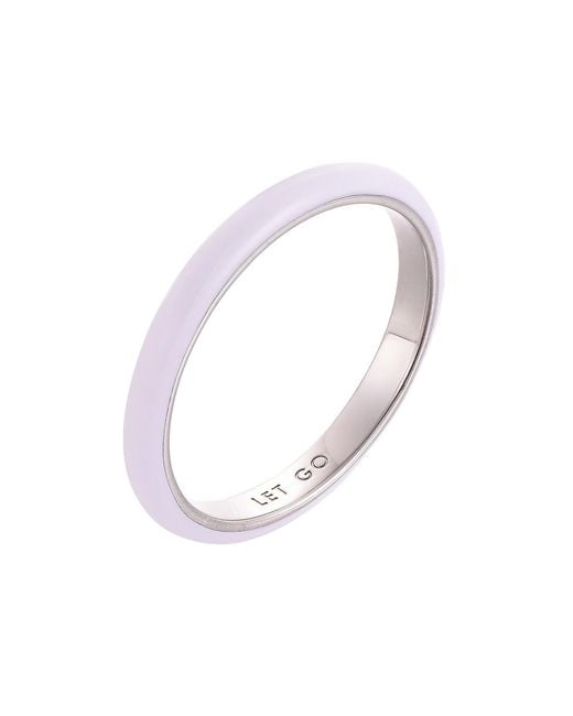 Pinnole Metallic Thin Ring