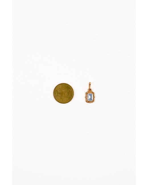 Zynnia Collective Metallic March/ Aquamarine Birthstone Charm
