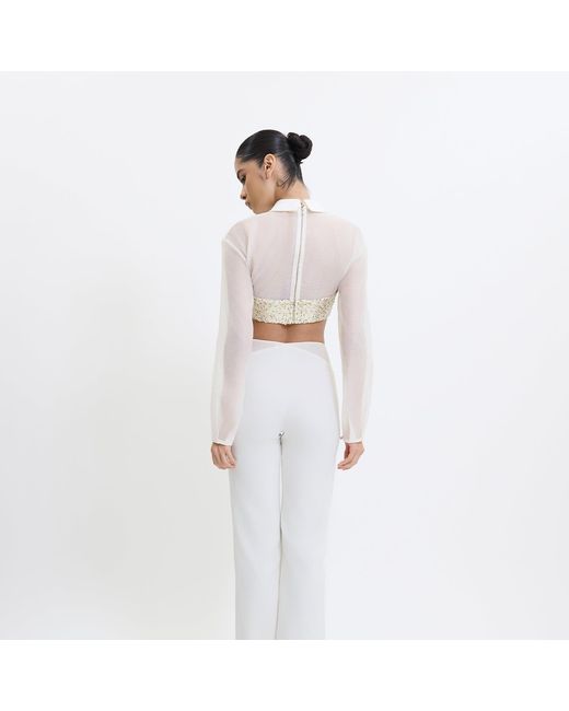 Saint Ones White Lustris Top