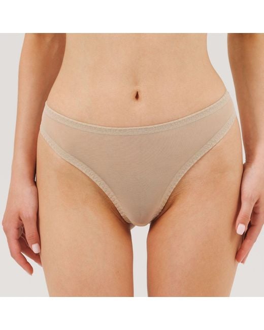 Daily Underwear Natural Neutrals String Panties Base Nude