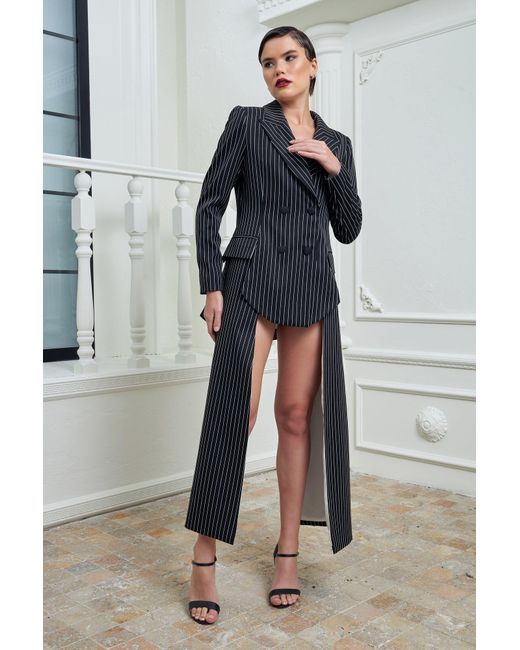 Lumina Eligma Black Opera Blazer Dress