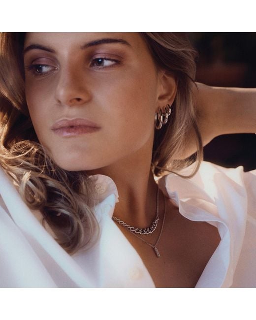 Sif Jakobs Jewellery Metallic Necklace Ellera Ovale Piccolo