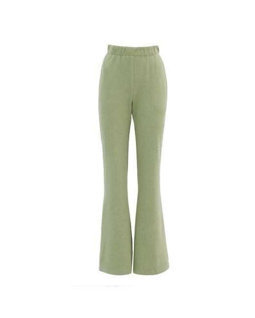 Julia Allert Green Casual Wooly Three-piece Suit