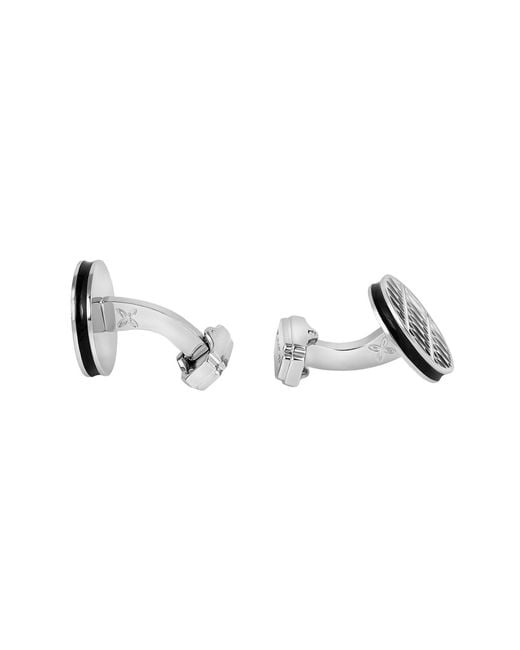 Tateossian Multicolor Thompson Cairo Leaf Cufflinks for men