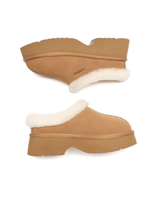 EverAu Australia Brown Savanna Chunky Platform Boots