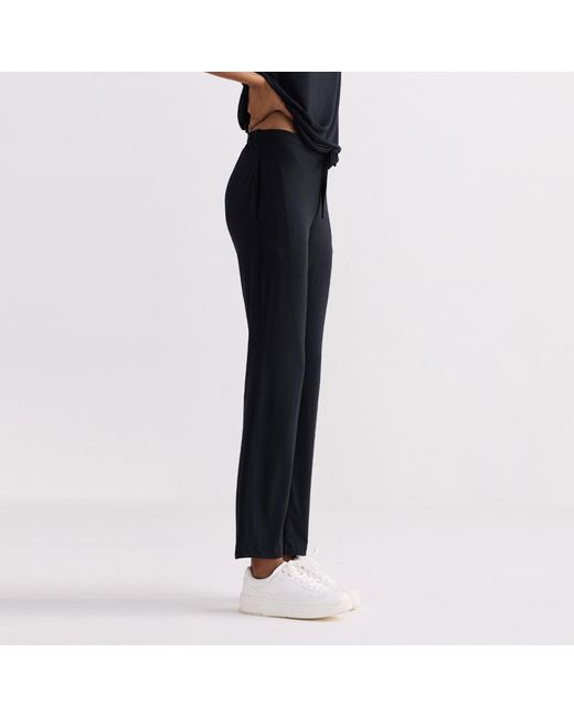 REISTOR Black Wide Leg Pant