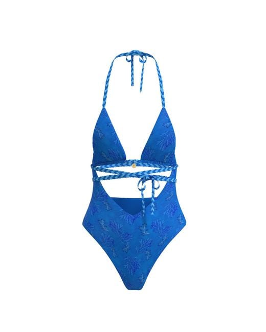 Blackbough Swim Aspen Braided Strap One Piece Reef in Blue | Lyst UK