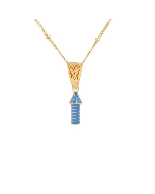 Après Youth Metallic Rocket Charm Necklace