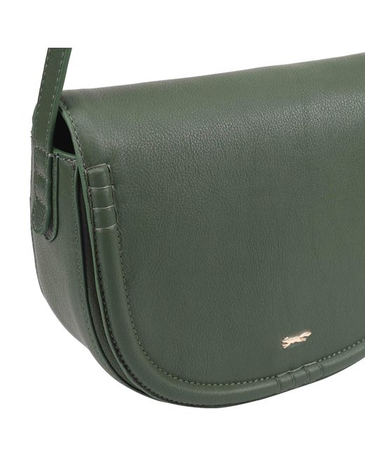 Paul Costelloe Green Saima Leather Crossbody Bag