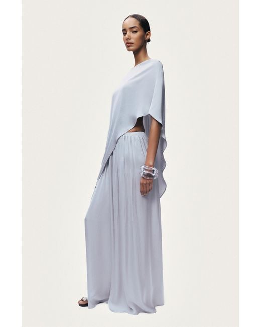 Nocturne Gray Wide-Leg Trousers