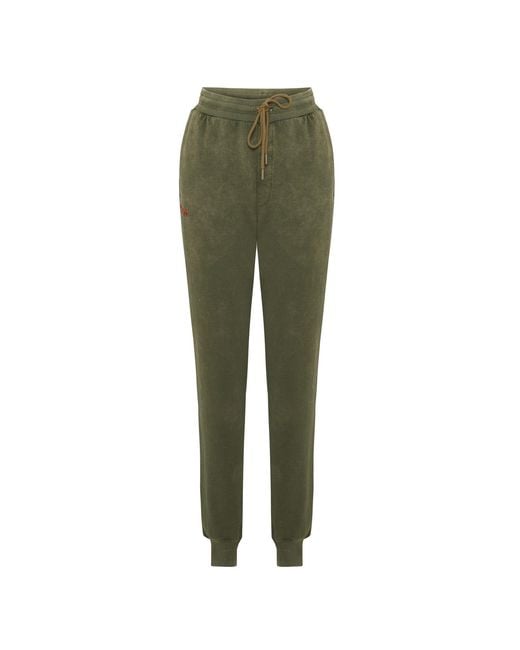Pcfg Green Acid Washed Track Sweatpant for men