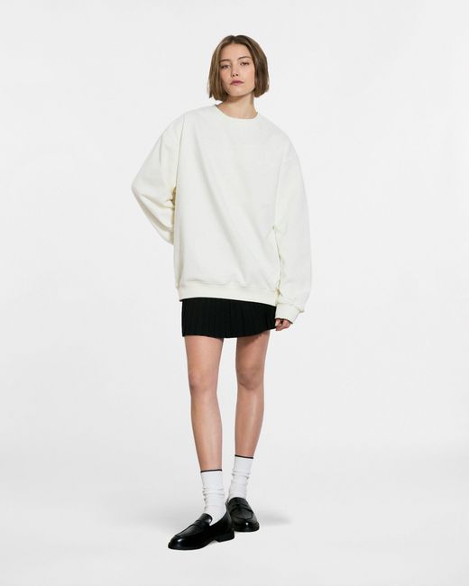 Saint One Co. White Neutrals Prima Octo Sweatshirt Vanilla for men