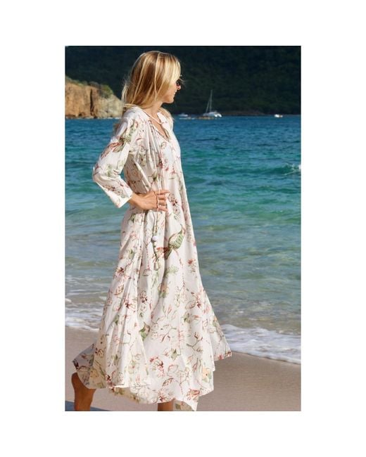 Antra Designs White The Maldiva Kaftan