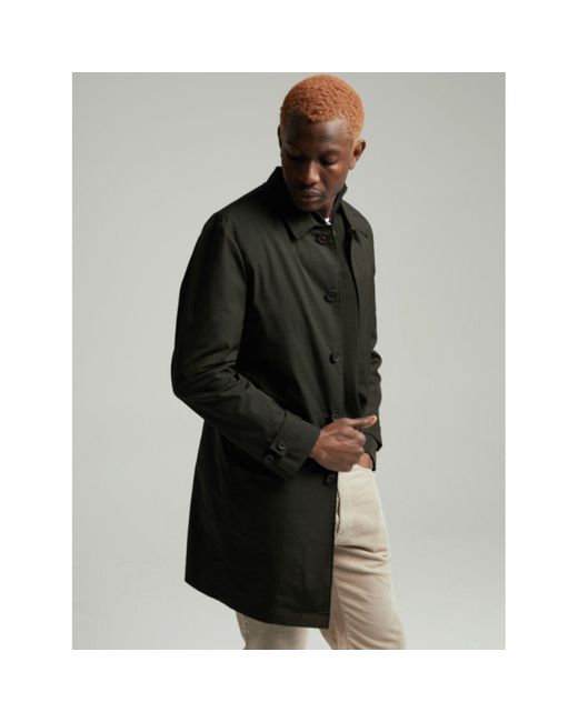 Guards London Black Spitalfield City Raincoat for men