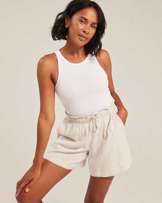 Nudea White The Organic Cotton Classic Vest