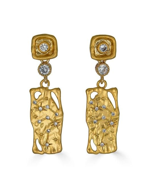 Loni Paul Jewelry Metallic Constellation Dangle Earrings