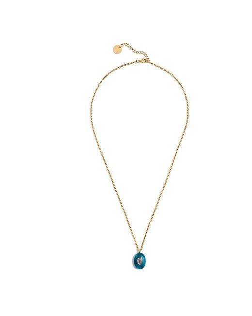 Kybele Studio Blue Mare Apatite Oval Pendant Necklace